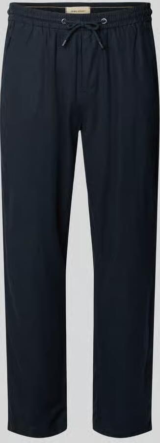 Blend wide fit linnen broek met viscosegehalte model 'Malvin' - Foto 5