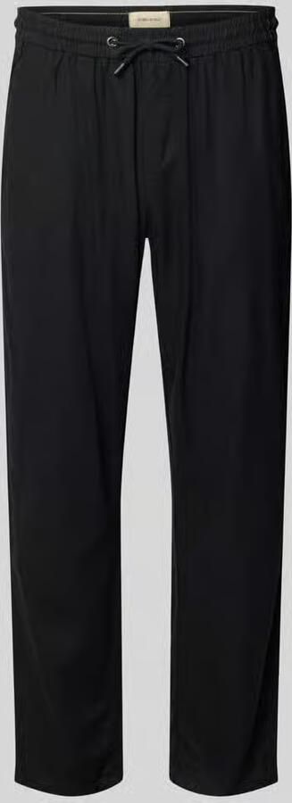 Blend wide fit linnen broek met viscosegehalte model 'Malvin' - Foto 2