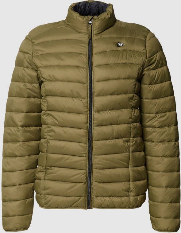 Blend Gewatteerd jack met labelpatch model 'Romsey