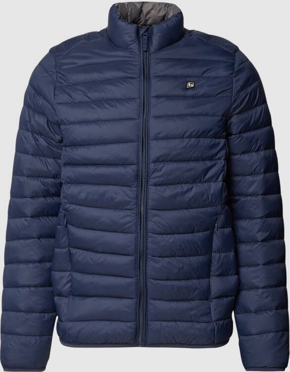 Blend Gewatteerd jack met labelpatch model 'Romsey