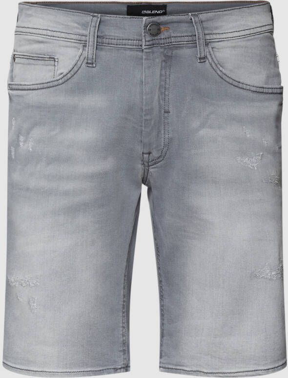 Blend Korte jeans in used-look