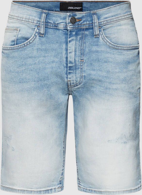 Blend Korte jeans in used-look
