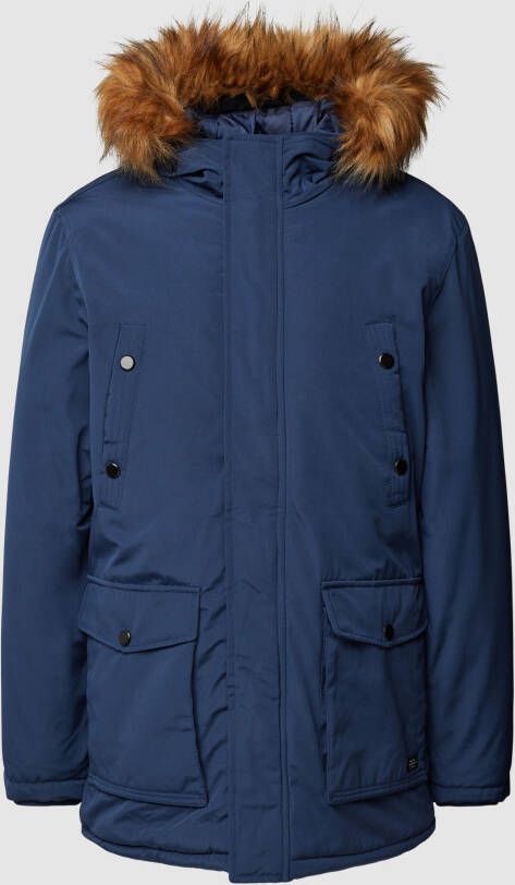 Blend Parka met blinde ritssluiting