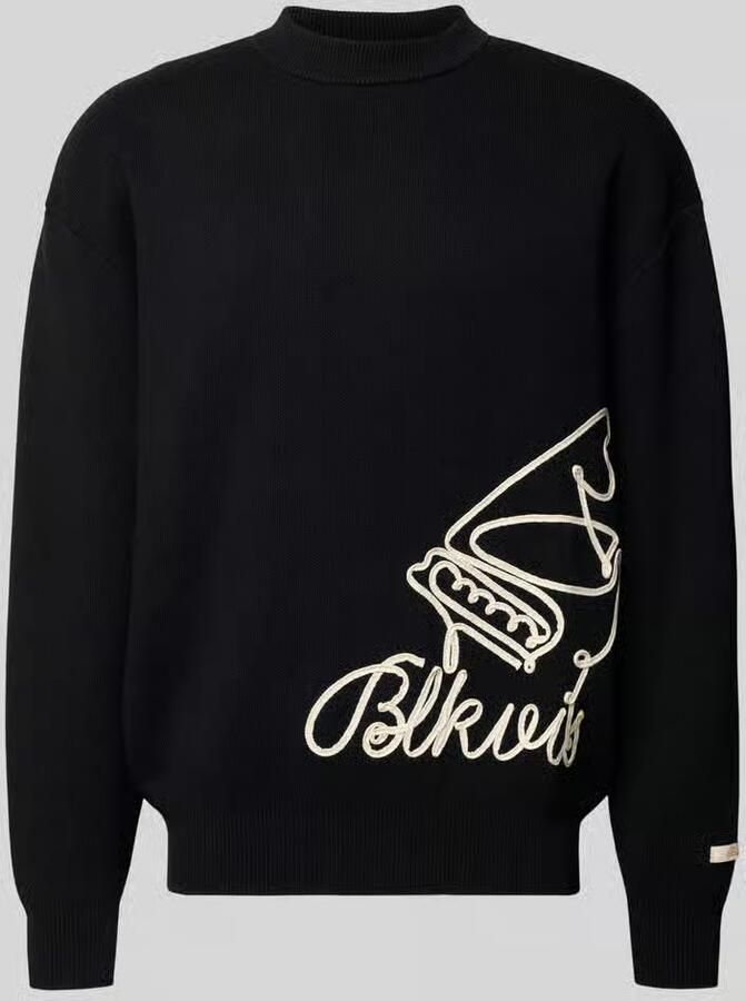 BLKVIS Gebreide pullover met labeldetail - Foto 2