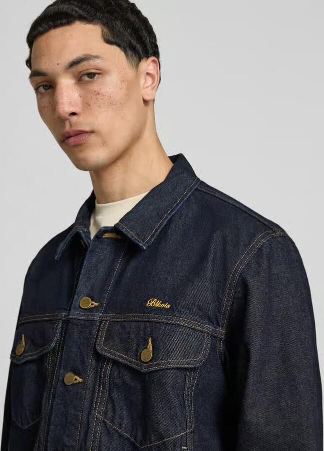 BLKVIS jeansjack met borstzakken en labelstitching