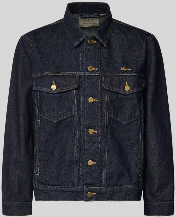 BLKVIS jeansjack met borstzakken en labelstitching - Foto 2