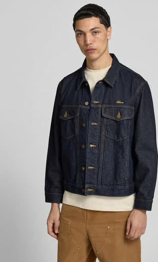 BLKVIS jeansjack met borstzakken en labelstitching - Foto 3