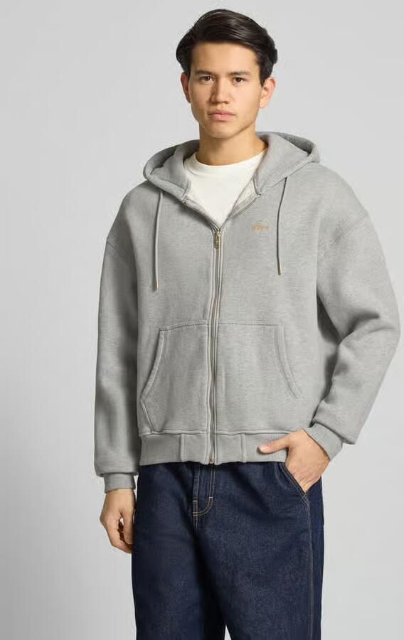 BLKVIS Sweatjack met labelstitching en kangoeroezak - Foto 3