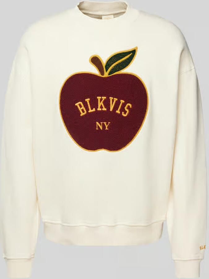 BLKVIS Sweatshirt met labelstitching - Foto 2