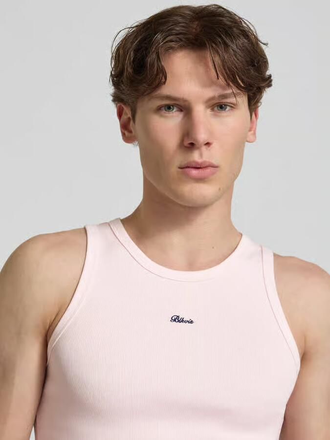 BLKVIS Tanktop in riblook met labelstitching - Foto 2