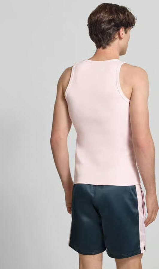 BLKVIS Tanktop in riblook met labelstitching