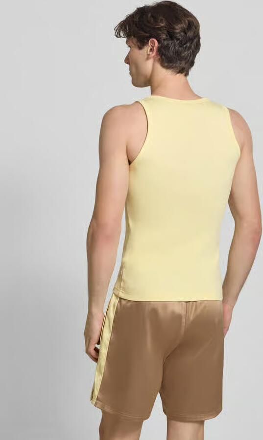 BLKVIS Tanktop in riblook met labelstitching - Foto 3