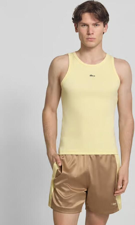 BLKVIS Tanktop in riblook met labelstitching - Foto 2