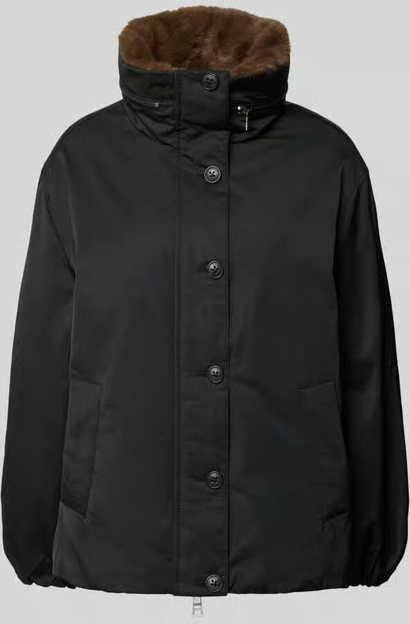 Blonde No. 8 Bomberjack met voering van imitatiebont model 'DANTE'