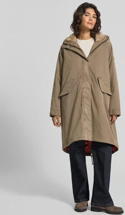 Blonde No. 8 parka met capuchon en klepzakken model 'EMMA' - Foto 2