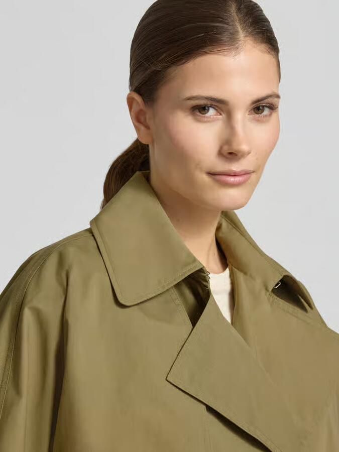 Blonde No. 8 Trenchcoat met verborgen Sluiting en Strikceintuur