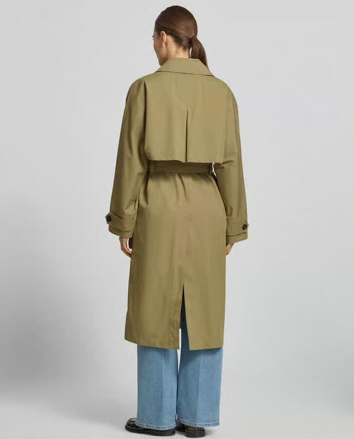 Blonde No. 8 Trenchcoat met verborgen Sluiting en Strikceintuur