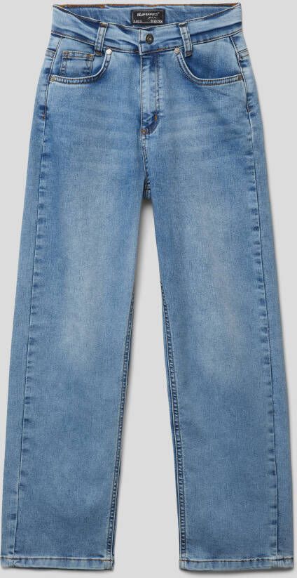 Blue Effect Slim fit jeans met labelpatch