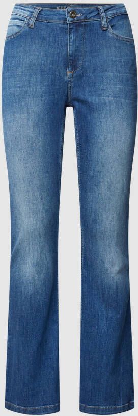 Blue Fire Jeans Flared cut jeans met labelpatch