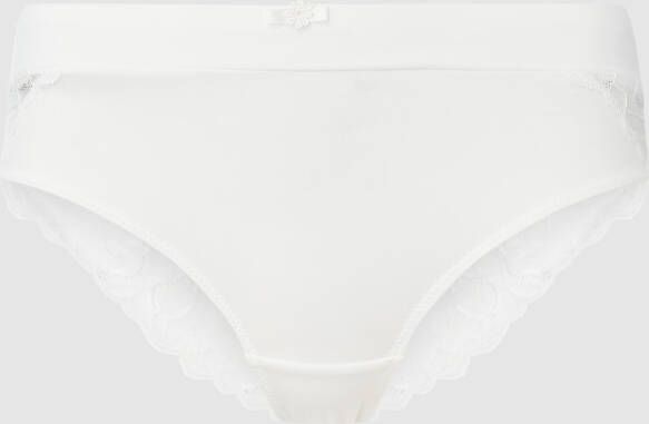 Blue Label PLUS SIZE slip van microgaren en kant model 'Valencia'