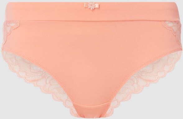 Blue Label PLUS SIZE slip van microgaren en kant model 'Valencia'
