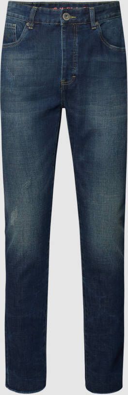 Blue Monkey Jeans met labeldetail model 'Tim'