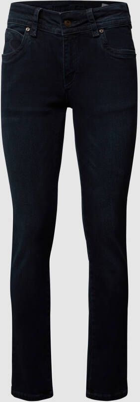 Blue Monkey Slim fit jeans met labelpatch model Laura