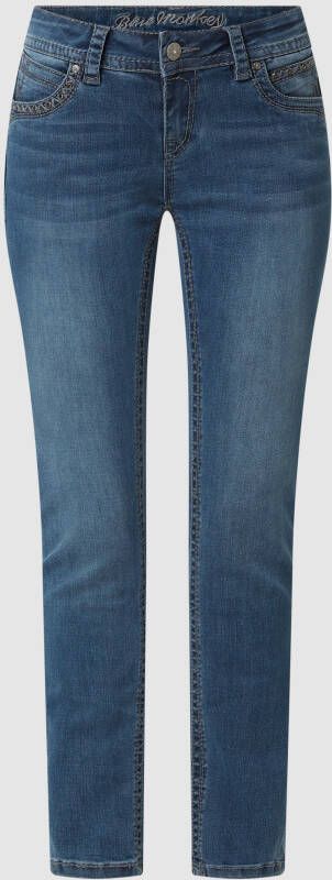 Blue Monkey Slim fit jeans met viscose model 'Stacy'