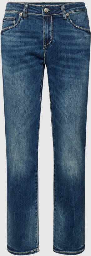 Blue Monkey Straight fit jeans met stretch model 'Gordan'
