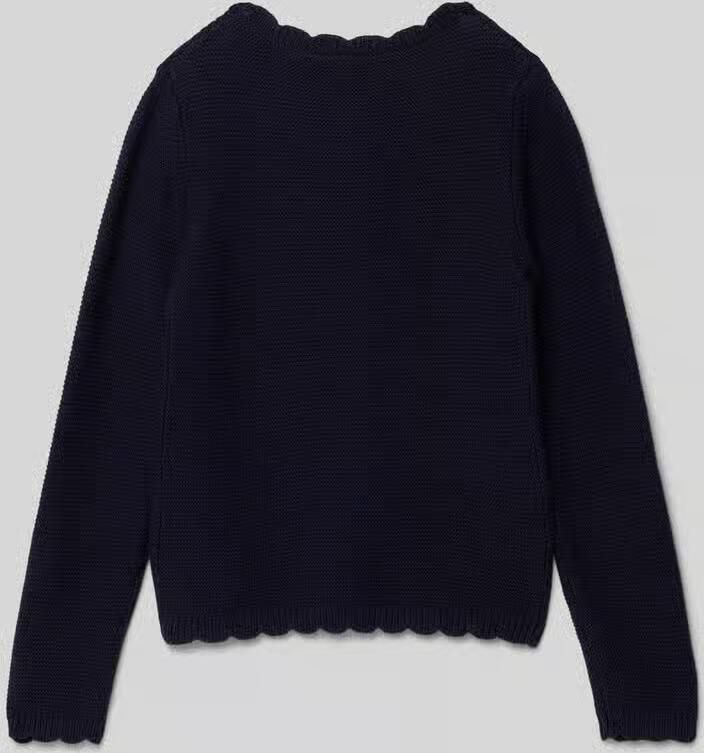 BLUE SEVEN Regular fit gebreid jack met knoopsluiting