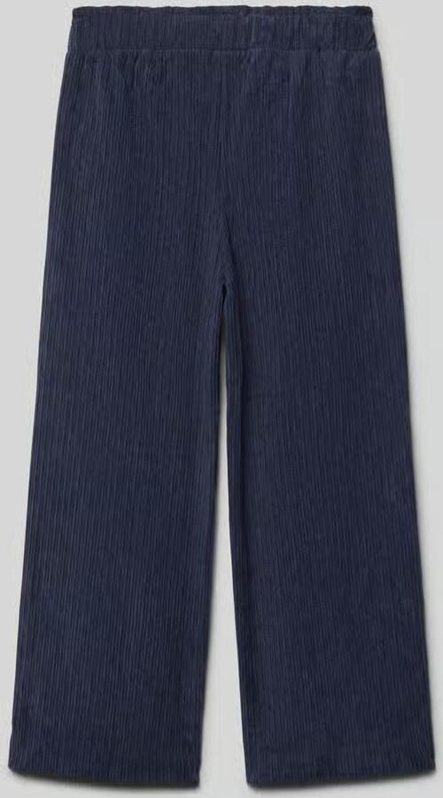 BLUE SEVEN Wide fit corduroy broek met elastische band