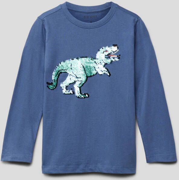 BLUE SEVEN Shirt met lange mouwen en motiefprint