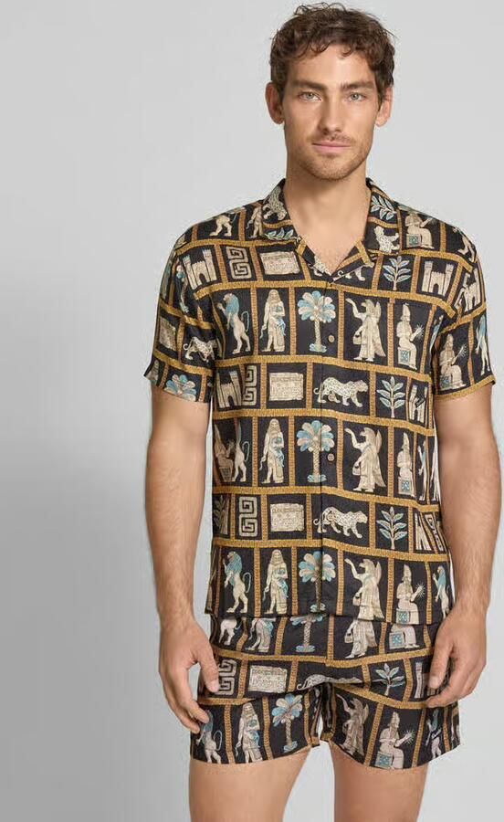 BOARDIES Regular fit vrijetijdsoverhemd met borstzak model 'Mesopotamia' - Foto 2