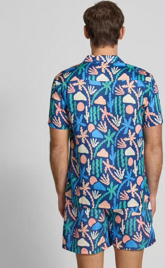 BOARDIES Vrijetijdsoverhemd met knoopsluiting model 'Palm'
