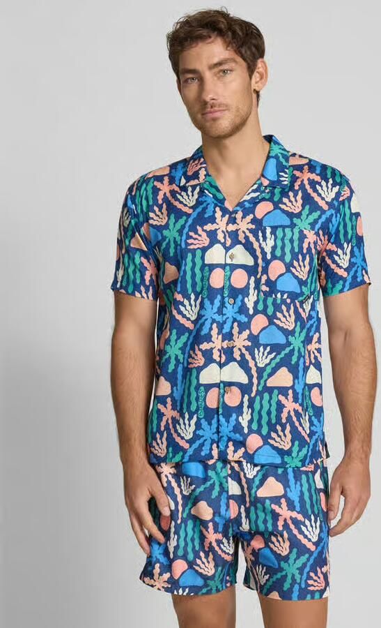 BOARDIES Vrijetijdsoverhemd met knoopsluiting model 'Palm' - Foto 4