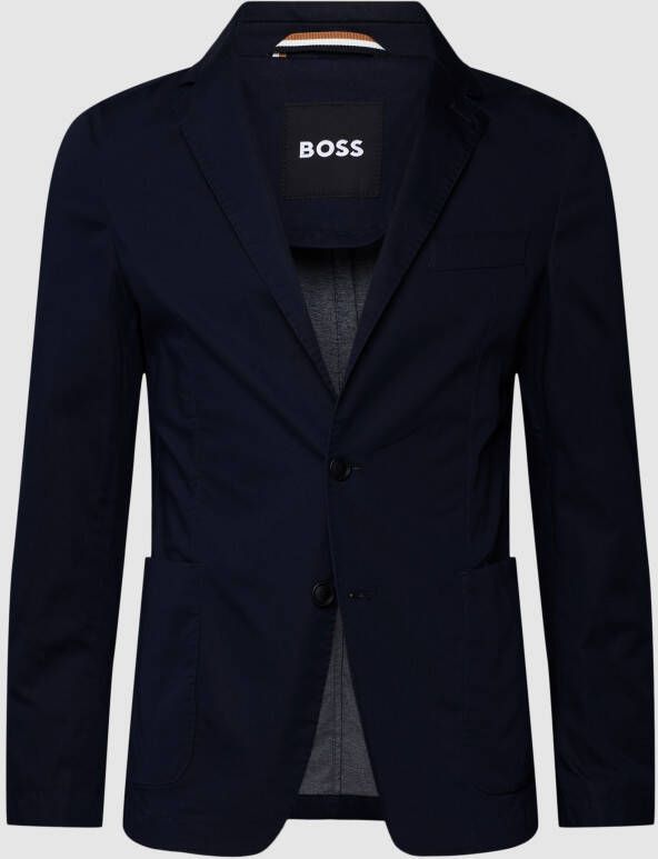 Boss 2-knoops colbert met reverskraag model 'Hanry'