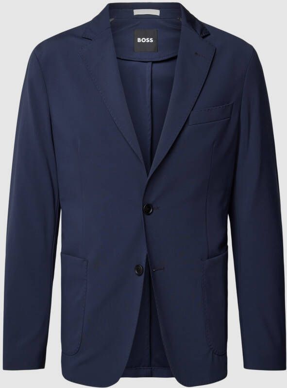 Hugo Boss Elegante Klassieke Blazer met Knoopsluiting Blue Heren