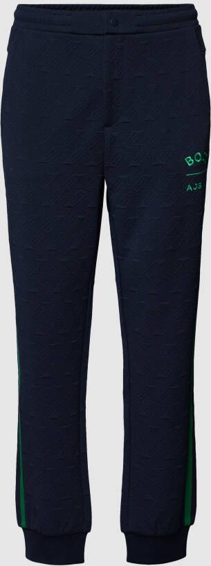 BOSS Green Sweatpants met labelstitching model 'Hover'