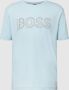 BOSS Athleisurewear T-shirt met labelprint - Thumbnail 1