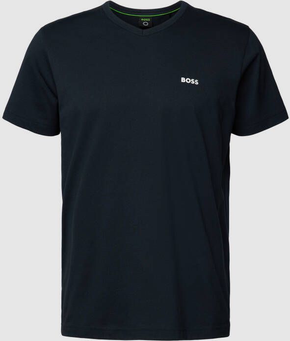 BOSS Green T-shirt met logoprint model 'Tee'