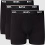 Boss Black Big&Tall PLUS SIZE boxershort met logo in band in een set van 3 stuks - Thumbnail 1