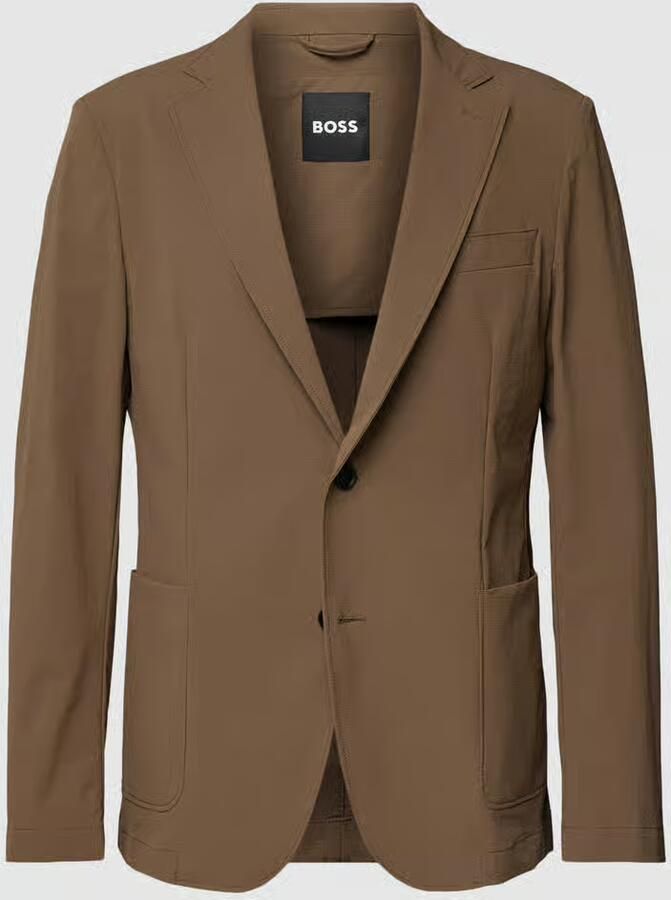 Boss 2-knoops colbert met reverskraag model 'Hanry'