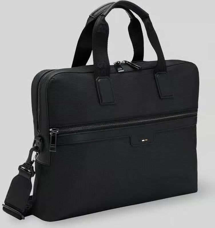 Boss Laptoptas met structuurmotief model 'RAY_N_DOC CASE'