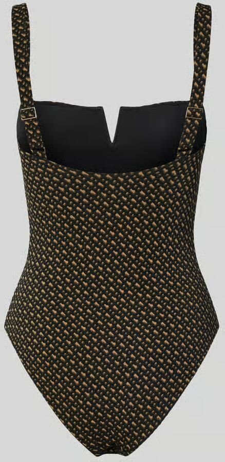 Boss Badpak met all-over motief model 'B MONOGRAM'