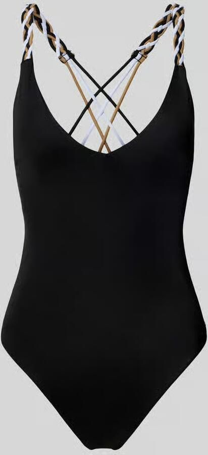 Boss Badpak met vlecht-details model 'BRAID' - Foto 2