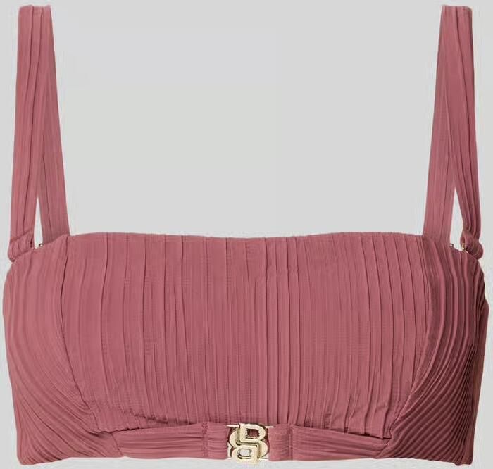 Boss Bandeau-bikinibovenstuk met geplisseerde plooien - Foto 2
