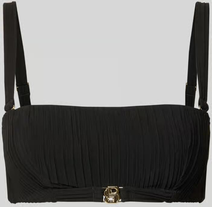 Boss Bandeau-bikinibovenstuk met geplisseerde plooien - Foto 3
