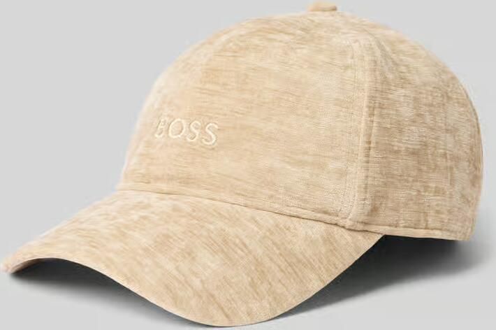 Boss Baseballpet in fluweellook model 'ARI-C-VE'