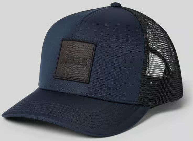 Boss Baseballpet met labelpatch model 'ELLIOT-PL'