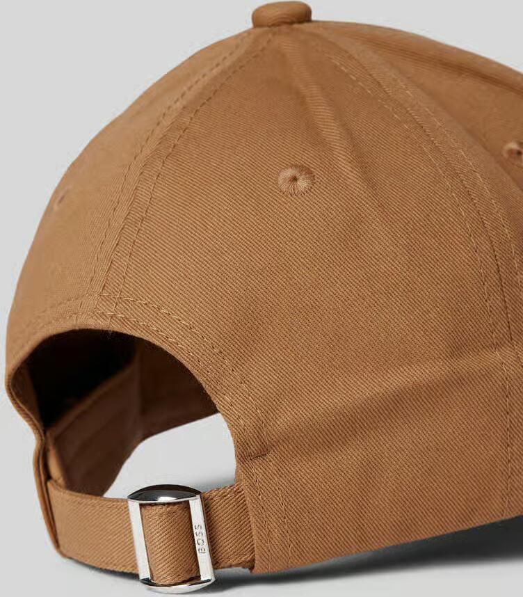 Boss Baseballpet met labelstitching